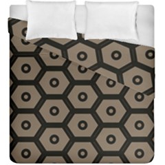 Black Bee Hive Texture Duvet Cover Double Side (king Size)