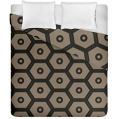 Black Bee Hive Texture Duvet Cover Double Side (california King Size)