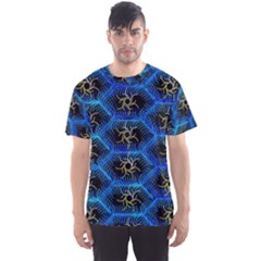 Blue Bee Hive Men s Sport Mesh Tee