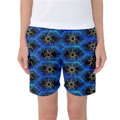 Blue Bee Hive Women s Basketball Shorts