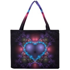 Blue Heart Mini Tote Bag