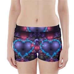 Blue Heart Boyleg Bikini Wrap Bottoms