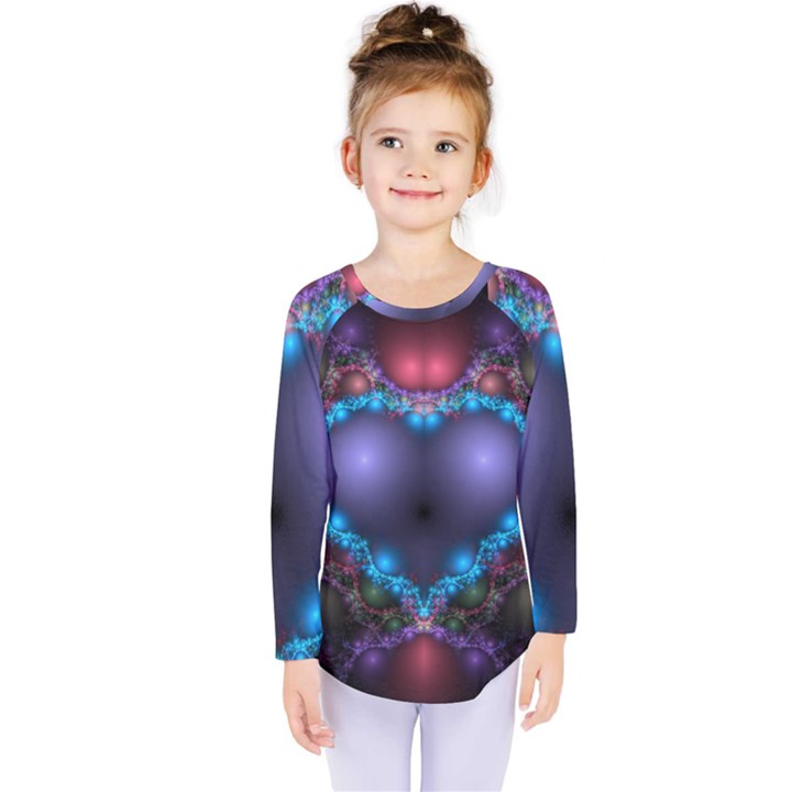 Blue Heart Kids  Long Sleeve Tee