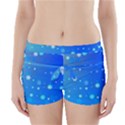 Blue Hot Pattern Blue Star Background Boyleg Bikini Wrap Bottoms View1