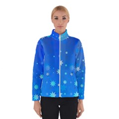 Blue Hot Pattern Blue Star Background Winterwear