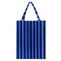 Blue Lines Background Classic Tote Bag