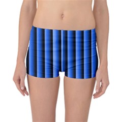 Blue Lines Background Reversible Bikini Bottoms