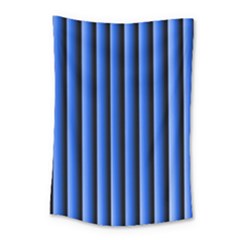 Blue Lines Background Small Tapestry