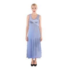 Blue Star Background Sleeveless Maxi Dress