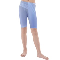 Blue Star Background Kids  Mid Length Swim Shorts