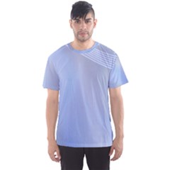 Blue Star Background Men s Sport Mesh Tee