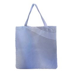 Blue Star Background Grocery Tote Bag