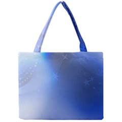 Blue Star Background Mini Tote Bag