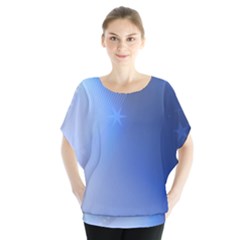 Blue Star Background Blouse