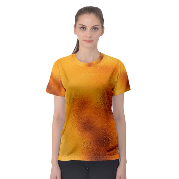 Blurred Glass Effect Women s Sport Mesh Tee