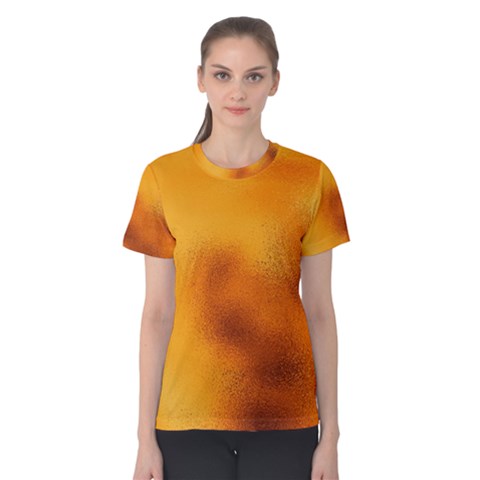 Blurred Glass Effect Women s Cotton Tee by Amaryn4rt