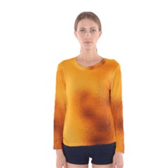 Blurred Glass Effect Women s Long Sleeve Tee