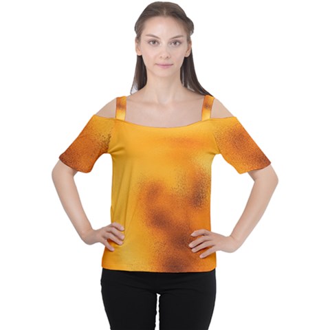 Blurred Glass Effect Women s Cutout Shoulder Tee by Amaryn4rt