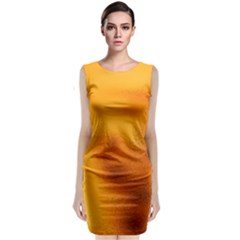 Blurred Glass Effect Classic Sleeveless Midi Dress by Amaryn4rt