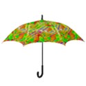 Cheerful Phantasmagoric Pattern Hook Handle Umbrellas (Medium) View3