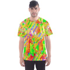 Cheerful Phantasmagoric Pattern Men s Sport Mesh Tee