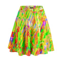 Cheerful Phantasmagoric Pattern High Waist Skirt