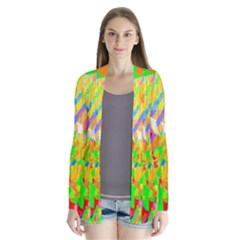 Cheerful Phantasmagoric Pattern Cardigans