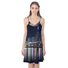 Cleveland Building City By Night Camis Nightgown by Amaryn4rt