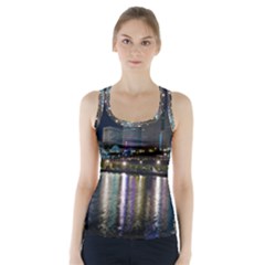 Cleveland Building City By Night Racer Back Sports Top