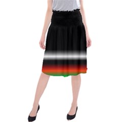 Colorful Neon Background Images Midi Beach Skirt