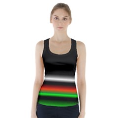 Colorful Neon Background Images Racer Back Sports Top