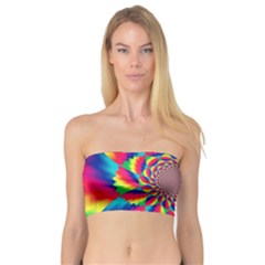 Colorful Psychedelic Art Background Bandeau Top by Amaryn4rt