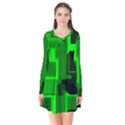 Cyber Glow Flare Dress View1