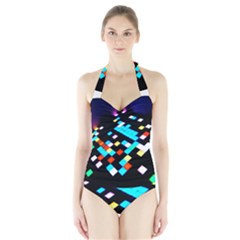 Dance Floor Halter Swimsuit