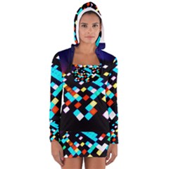 Dance Floor Women s Long Sleeve Hooded T-shirt by Amaryn4rt