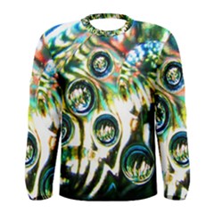 Dark Abstract Bubbles Men s Long Sleeve Tee by Amaryn4rt