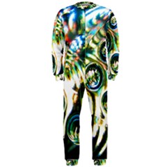 Dark Abstract Bubbles Onepiece Jumpsuit (men) 