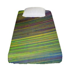 Diagonal Lines Abstract Fitted Sheet (single Size)