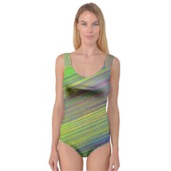 Diagonal Lines Abstract Princess Tank Leotard 