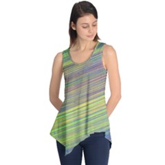 Diagonal Lines Abstract Sleeveless Tunic