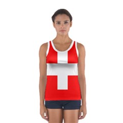 Flag Of Switzerland Women s Sport Tank Top 