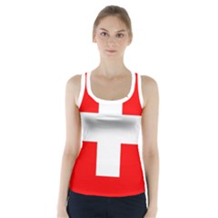 Flag Of Switzerland Racer Back Sports Top