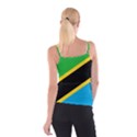 Flag Of Tanzania Spaghetti Strap Top View2