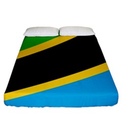 Flag Of Tanzania Fitted Sheet (king Size)