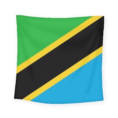 Flag Of Tanzania Square Tapestry (small) by Amaryn4rt