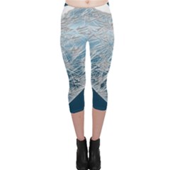 Frozen Heart Capri Leggings  by Amaryn4rt