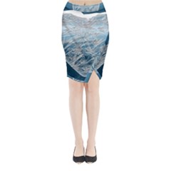 Frozen Heart Midi Wrap Pencil Skirt by Amaryn4rt