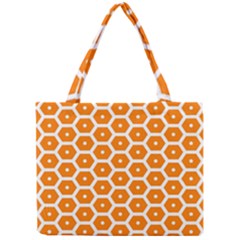 Golden Be Hive Pattern Mini Tote Bag