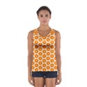 Golden Be Hive Pattern Women s Sport Tank Top  View1