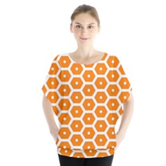 Golden Be Hive Pattern Blouse